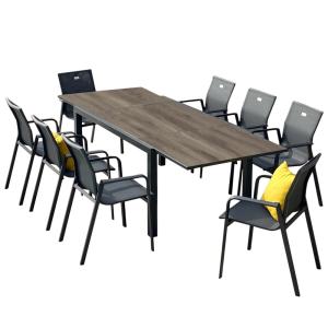 Ensemble repas de jardin   en  bois