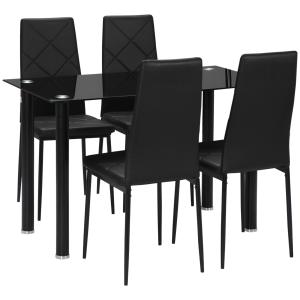 Ensemble salle à manger style contemporain 5 pièces 4 place…