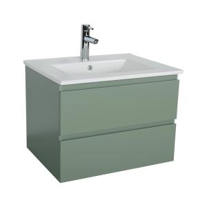 Ensemble simple vasque  60cm avec plan céramique et robinet…