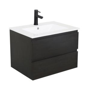 Ensemble simple vasque  60cm avec plan céramique et robinet…