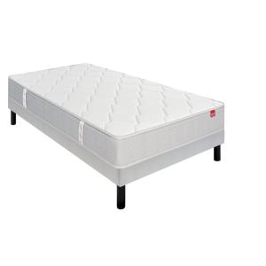 Ensemble sommier tapissier et matelas ressorts 80 x 190 cm