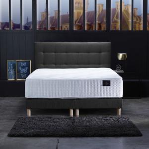 Ensemble tête lit matelas mémoire forme latex et sommier 16…