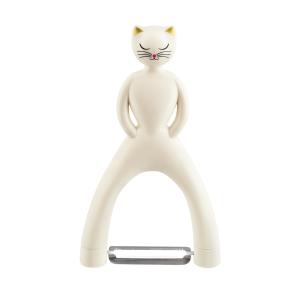 Epluche légumes  blanc acier inoxydable 15 x 8 x 3 cm