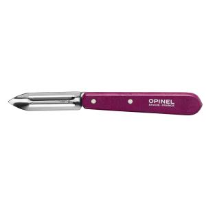 Eplucheur n°115 manche en bois aubergine violet en inox H1