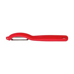 Eplucheur pivotant lame double cranté rouge en plastique H1