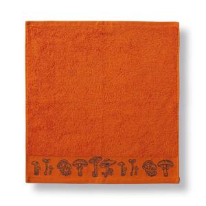 Essuie-mains en coton orange 50x50cm