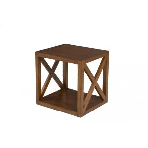 Etagère 1 case croisillon en bois