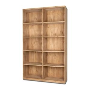 Etagère 10 casiers bois massif