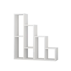 Etagère 10 tablettes - H89 cm - Blanc