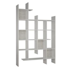Etagère 18 tablettes  - H188 cm - Blanc