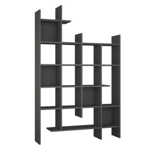 Etagère 18 tablettes  - H188 cm - Gris Anthracite