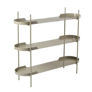 Etagère 3 tablettes aux bords arrondis en Métal L120 cm - T…
