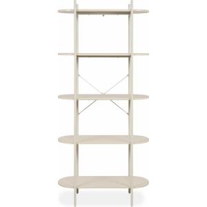 Etagère 5 niveaux beige 80 cm