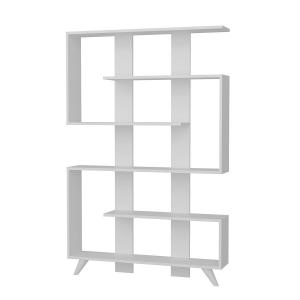 Etagère 5 tablettes blanc - H162 cm