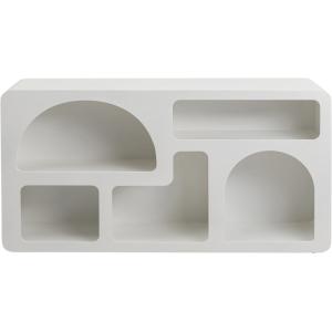 Etagère 75x140 effet bois blanc