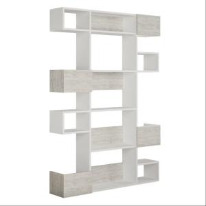 Etagère 9 tablettes - L120 cm - Blanc