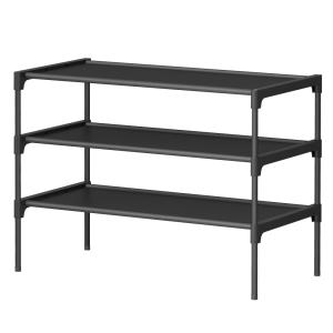 Étagère à chaussures 3 niveaux entrée 29,7 x 62,3 x 53,5 cm…