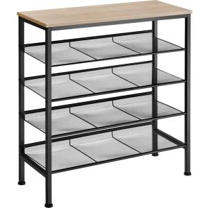 Étagère à chaussures en panneau de fibres 75,5x30,5x85,5cm…