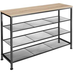 Étagère à chaussures Style industriel 100x305x725cm Bois cl…