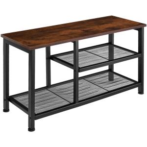 Étagère à chaussures TAUNTON 80x30x45,5cm effet bois foncé…