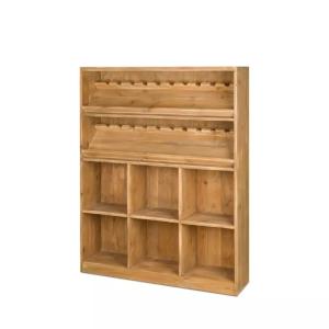 Étagère à vin H157 cm capacité 140 bouteilles bois massif…