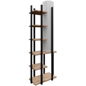 Etagère avec lampe intégrée