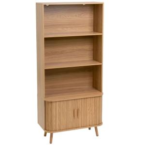 Étagère bibliothèque effet bois 80x40x172cm