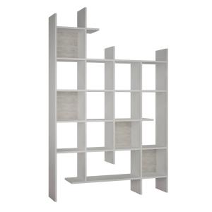 Étagère bibliothèque l122cm blanc