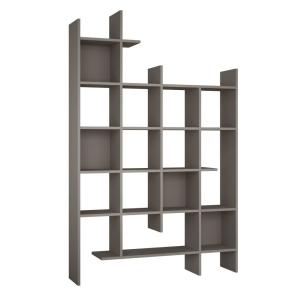 Étagère bibliothèque l122cm moka clair