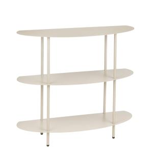 Étagère Blanc cassé Fer H81xl28xL90cm