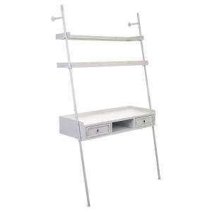 Étagère bureau en métal blanc 107x45x188h