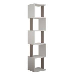 Etagère d'angle 5 tablettes - L35 cm - Blanc