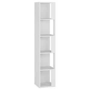 Etagère d'angle 5 trous couleur blanc