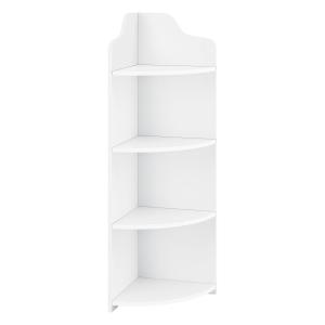 Étagère d'angle pour salle de bain bois blanche 28 x 28 x 9…