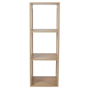 Etagère de rangement 3 cases marron