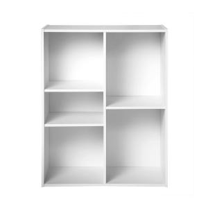 Étagère de rangement 5 cases - L62 x H79 cm - Blanc