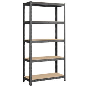 Étagère de rangement à 5 niveaux charge 875 kg 40 x 90 x 18…