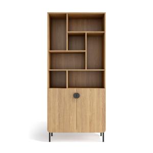 Étagère de rangement en mélamine chêne doré 180×80×32 cm…