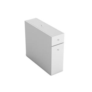 Etagère de rangement WC blanc L19 cm