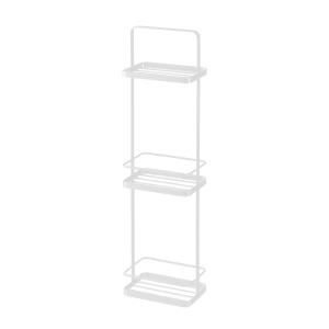 Etagère de salle de bain à 3 niveaux - H67 cm - Blanc