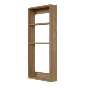 Étagère design 3 étagères en bois couleur brun clair