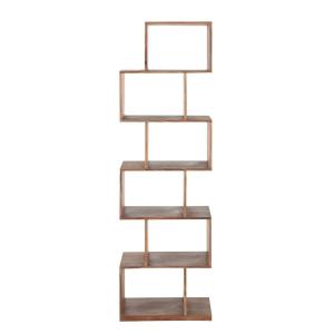 Étagère déstructurée 6 cases en sheesham massif L55