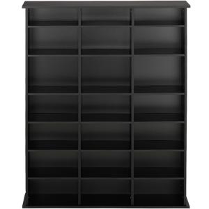 Étagère DVD CD panneau de fibres réglable 105,5x19x136,5cm…