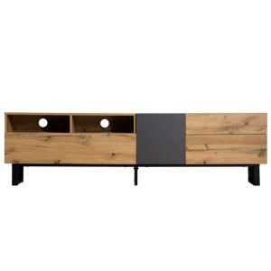 Étagère effet bois pour magazines, CD et DVD - Gain de plac…