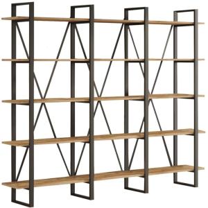 Etagère en aggloméré et métal