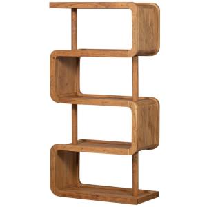 Etagère en bois acacia rouge-brun