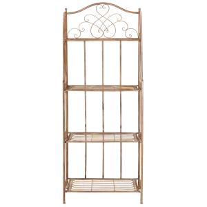Etagère en fer orange
