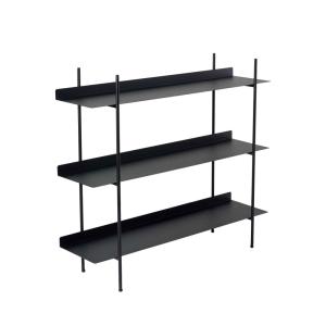 Étagère en métal L120cm - Noir