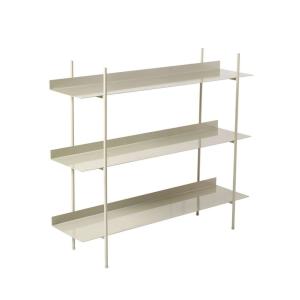 Étagère en métal L120cm - Taupe