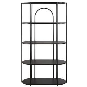 Etagère en métal noir